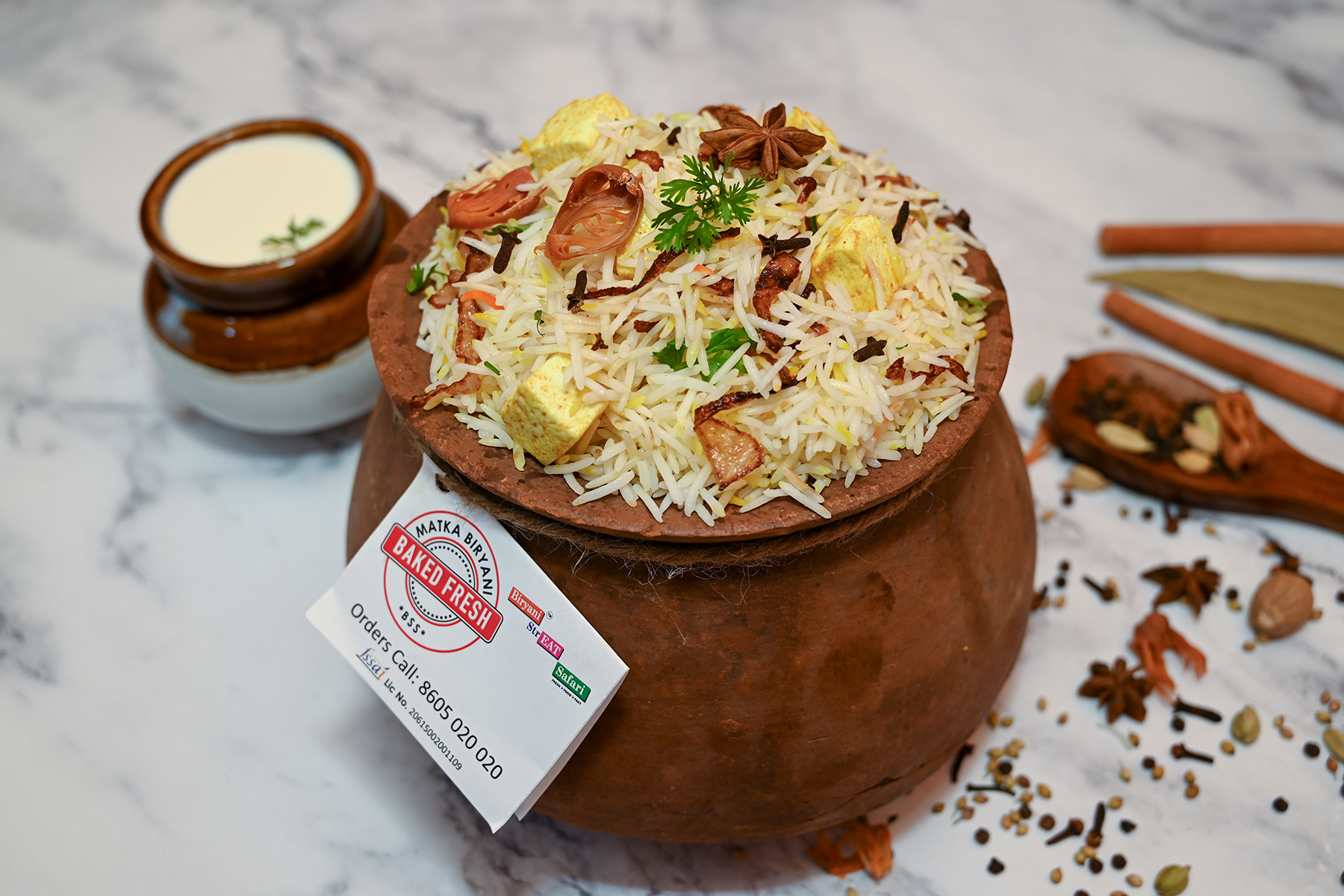 Paneer Matka Biryani [serve 4]